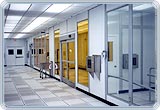 Cleanroom wall partitions
